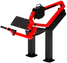 Бицепс сидя (красный) - Уличный тренажер - СТ 034-11.И1, фото 3