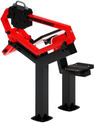 Бицепс сидя (красный) - Уличный тренажер - СТ 034-11.И1, фото 2