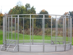 Ринг для панны высокий из нерж.стали, фото 1