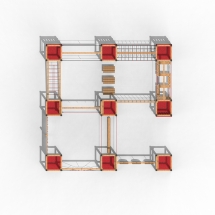 Детский комплекс для лазания v.2 Биг Детский комплекс для лазания v.2 Биг