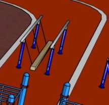 Полоса препятствий для военизированных игр