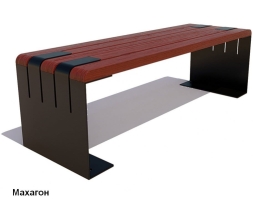 Скамейка уличная Симферополь (банкетка), Сосна 1,5 м, фото 2 Скамейка уличная Симферополь (банкетка), Сосна 1,5 м, фото 2