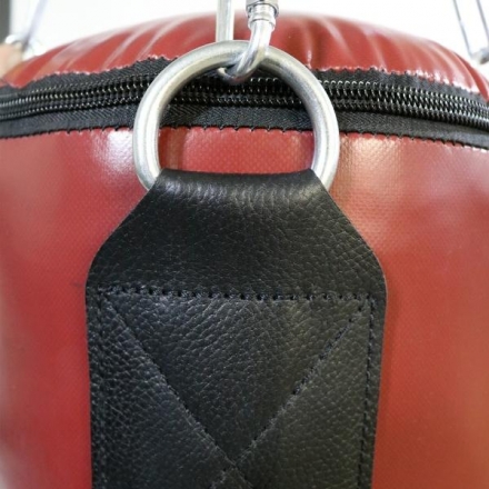 Боксёрский мешок DFC HBPV5.1 (150*30,50 ПВХ бордовый), фото 4