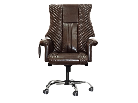 Офисное массажное кресло EGO President EG1005 Шоколад (Арпатек), фото 5