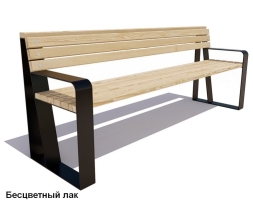 Скамейка уличная Отдых, Лиственница 3 м, фото 2