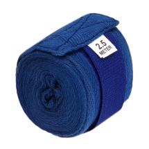 Бинт боксерский 2,5 м х/б BC-6235a синий