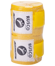 Бинт боксерский, 3,5 м, хлопок, желтый