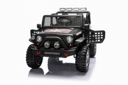 Детский электромобиль джип XMX с полным приводом (черный, EVA, 12V) - XMX618-4WD-BLACK, фото 1