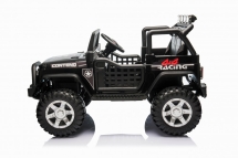 Детский электромобиль джип XMX с полным приводом (черный, EVA, 12V) - XMX618-4WD-BLACK