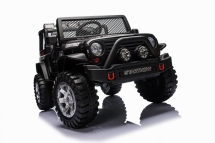 Детский электромобиль джип XMX с полным приводом (черный, EVA, 12V) - XMX618-4WD-BLACK