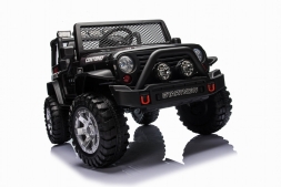 Детский электромобиль джип XMX с полным приводом (черный, EVA, 12V) - XMX618-4WD-BLACK, фото 4