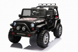 Детский электромобиль джип XMX с полным приводом (черный, EVA, 12V) - XMX618-4WD-BLACK, фото 2