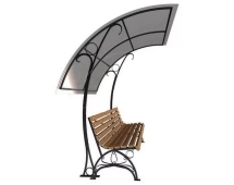 Парковая скамейка с навесом Уют Сосна