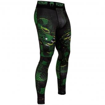 Компрессионные штаны Venum Green Viper Black/Green, фото 1