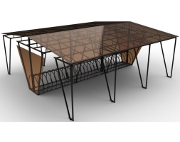 Велопарковка Шаттл с навесом, фото 1