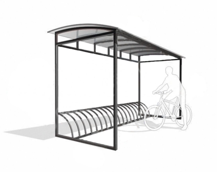 Велопарковка с навесом 5304, фото 1