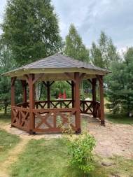 Восьмигранная беседка Европейская лайт, фото 1