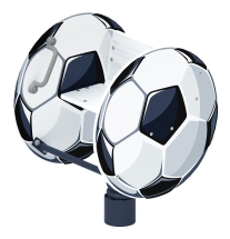 Футбольный мяч - Качалка на пружине - ИО 22.01.04-01.И1