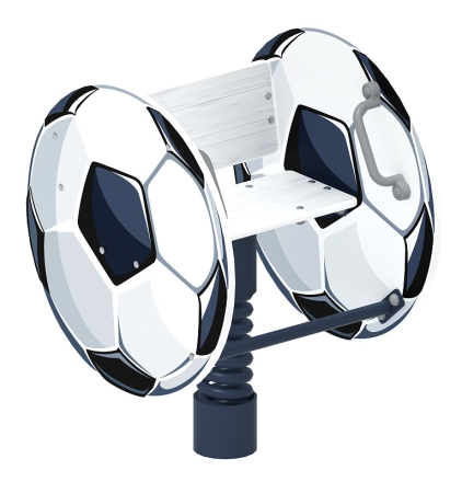 Футбольный мяч - Качалка на пружине - ИО 22.01.04-01.И1, фото 1