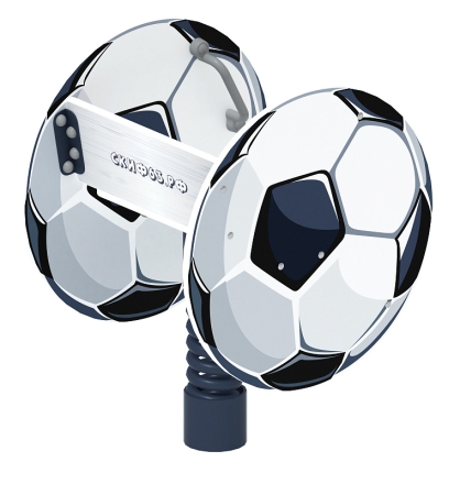 Футбольный мяч - Качалка на пружине - ИО 22.01.04-01.И1, фото 2