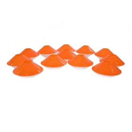 Набор тренировочных конусов Perform Better Saucer Cones (12 шт, диаметр 30,5 см), фото 1