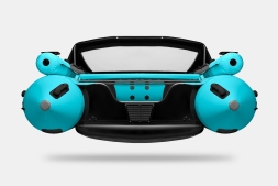 GLADIATOR E 450 X Expedition Черно-бирюзовый моторная лодка ПВХ, фото 4