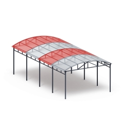 Теневой навес на 8 тренажеров - МФ 752.02 - Спорт, фото 1 Теневой навес на 8 тренажеров - МФ 752.02 - Спорт, фото 1