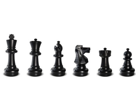 Комплект шахматных фигур до 29 см без поля, фото 2