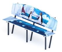 Скамейка детская Снежная королева - МФ 41.01.01-05.И1