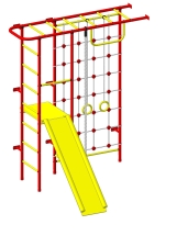 Детский спортивный комплекс Пионер 11СМ красно/жёлтый