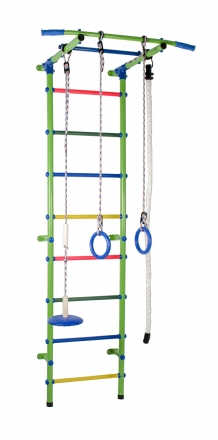 Спортивный комплекс Формула здоровья Start 1 салатовый/радуга, фото 1