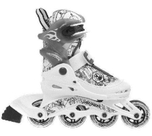 PW-118 Коньки роликовые раздвижные