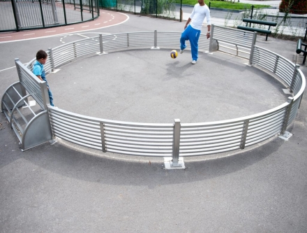 Ринг для панны низкий из нерж.стали, фото 2