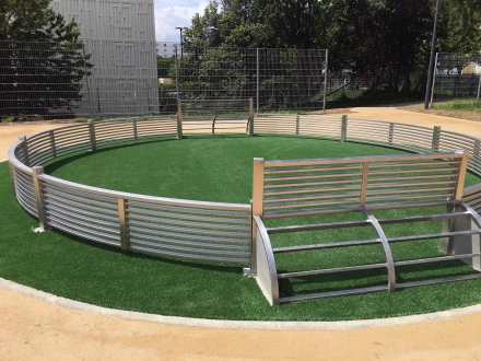 Ринг для панны низкий из нерж.стали, фото 1