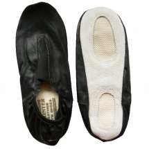 Чешки гимнастические кожанные, цвет черный, размер 36 Чешки гимнастические кожанные, цвет черный, размер 36