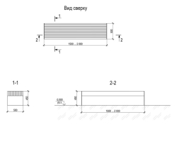 Скамейка TORUDA 5 - 1,5 м, фото 3