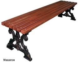 Скамейка парковая Д-6 (банкетка), Сосна 1,8 м, фото 2 Скамейка парковая Д-6 (банкетка), Сосна 1,8 м, фото 2