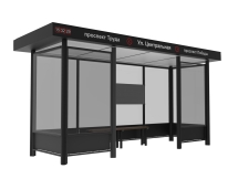 Остановка общественного транспорта &quot;Мега-6&quot;