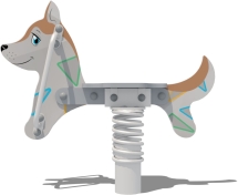 Качели на пружине Хаски КЧ041.00 для детской площадки