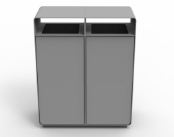 Урна уличная «Город» двухсекционная, фото 2 Урна уличная «Город» двухсекционная, фото 2