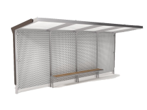 Aureo павильон остановочный, длина 5580 мм, ширина 1855 мм