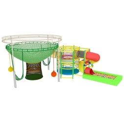 "Башня паука" с вязанным лабиринтом (11,5*6*4,2м), фото 1 "Башня паука" с вязанным лабиринтом (11,5*6*4,2м), фото 1