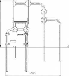 Спортивный комплекс Romana Сфера 057.05.00 для уличных площадок, фото 5