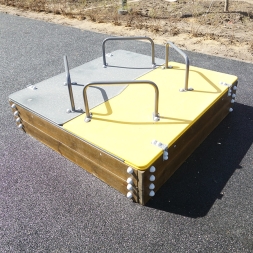 Песочница с крышкой ВСТ 5653 для детской площадки, фото 2 Песочница с крышкой ВСТ 5653 для детской площадки, фото 2