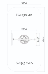Качели Н24.043005 металлические для детской площадки, фото 2