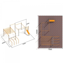 Оборудование для Воркаут ActiSteel S 3 для спортивной площадки
