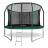 ARLAND Батут премиум 12FT с внутренней страховочной сеткой и лестницей (Dark green)
