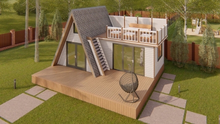 Двухэтажная беседка Омега, фото 2