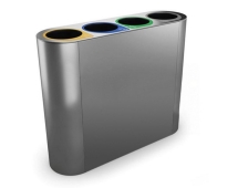 Урна для раздельного сбора мусора 18, Сталь Урна для раздельного сбора мусора 18, Сталь