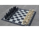 Комплект шахматных фигур до 20 см с виниловым полем 90х90 см
